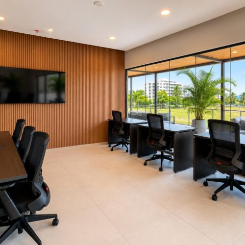 Coworking area at KAIA Jacó