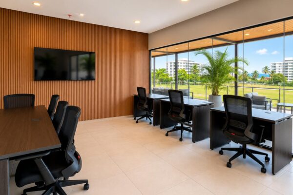 Coworking area at KAIA Jacó