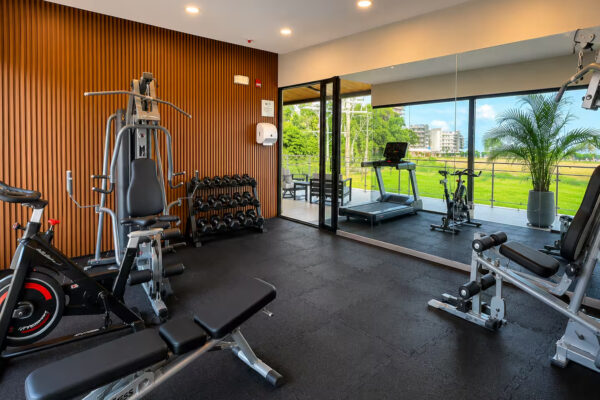 Gym at the KAIA Jacó condominium